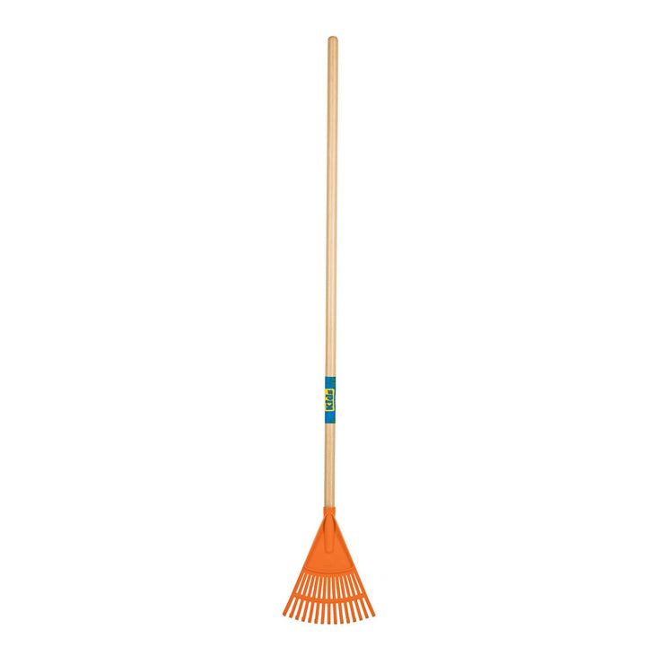 RASTRILLO PLASTICO PARA NIÑOS MANGO 42 NARANJA