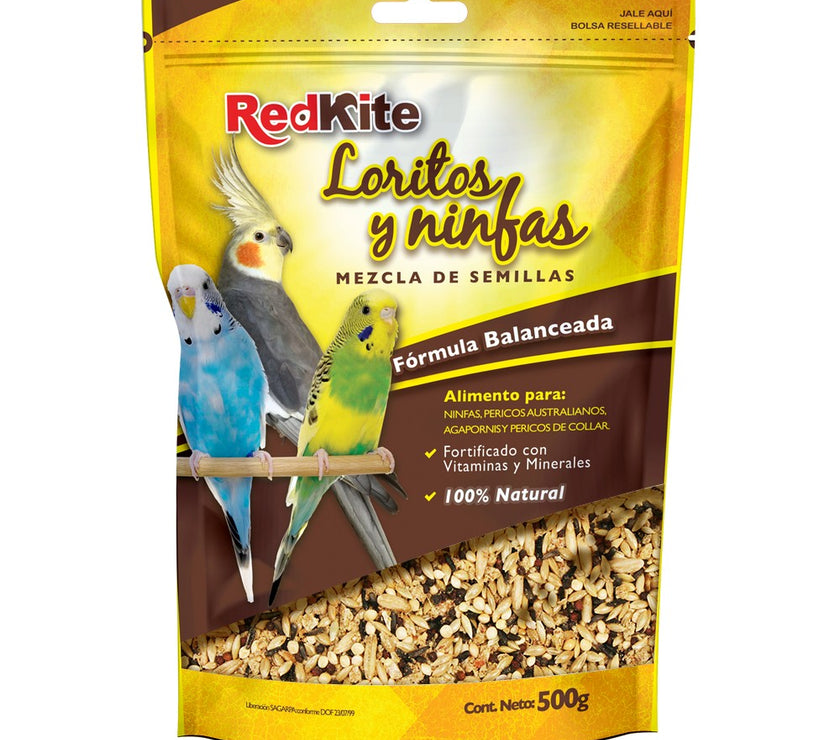 MEZCLA DE SEMILLAS P/LORITOS Y NINFAS 500G FL4011