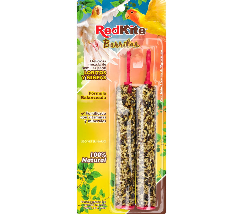 BARRITA DE SEMILLAS P/LORITOS Y NINFAS 2 PZ FL4031