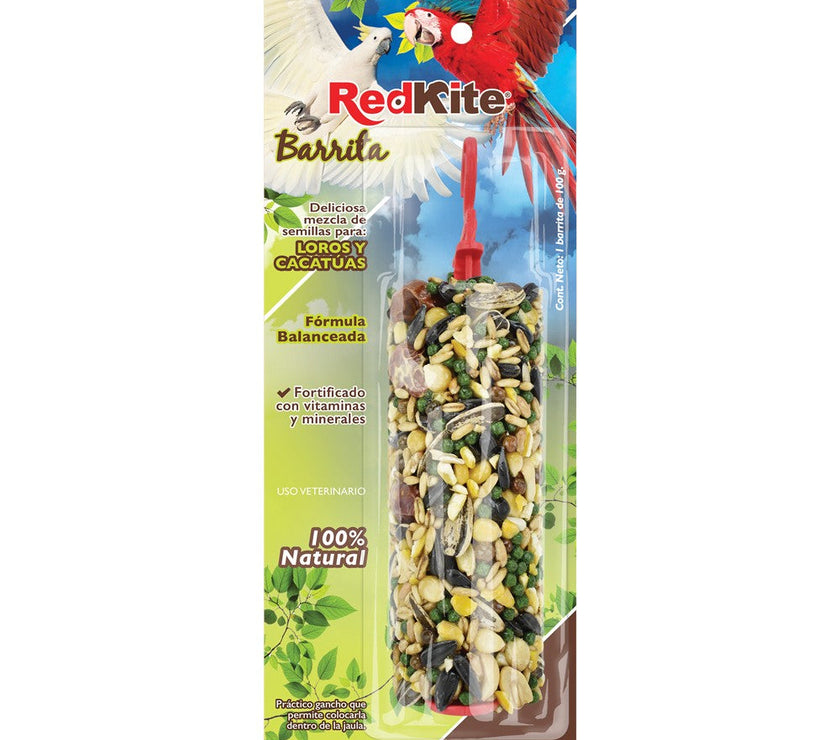 BARRITA DE SEMILLAS P/LOROS Y CACATUAS 1 PZ